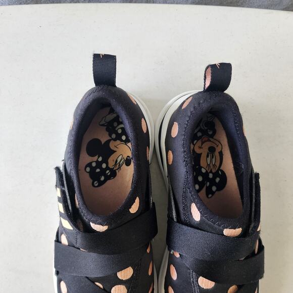 Adidas Shoes Womens Size 5 Sneakers Satin Minnie Mouse Polka Dot Disney Fortarun - Picture 4 of 11